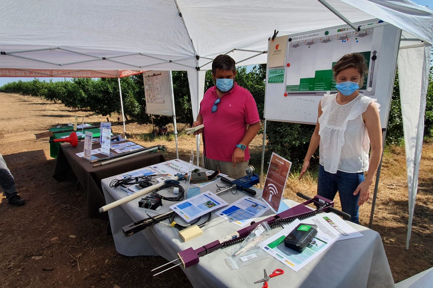 Treinamento em tecnologias para determinação do estado hídrico e nutricional de lavouras