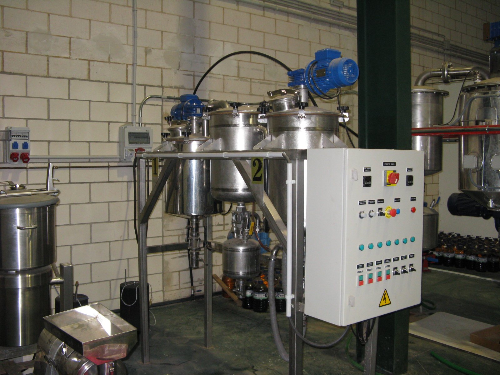 Pilot plant for bioethanol production